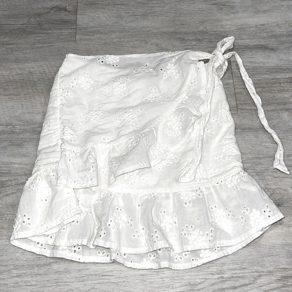 White skirt